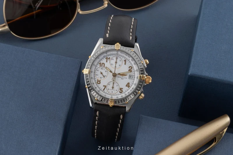 Breitling Chronomat chronograph steel / gold automatic men's watch B13050.1 [2503554]