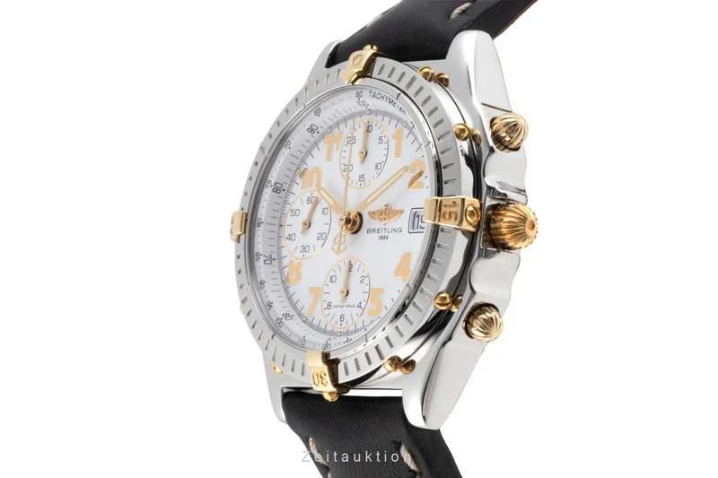 Breitling Chronomat chronograph steel / gold automatic men's watch B13050.1 [2503554]