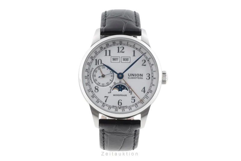Union Glashütte 1893 steel manual winding men's watch D007.458.16.017.00 LP: 3100EUR [2504554]