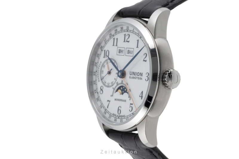 Union Glashütte 1893 steel manual winding men's watch D007.458.16.017.00 LP: 3100EUR [2504554]