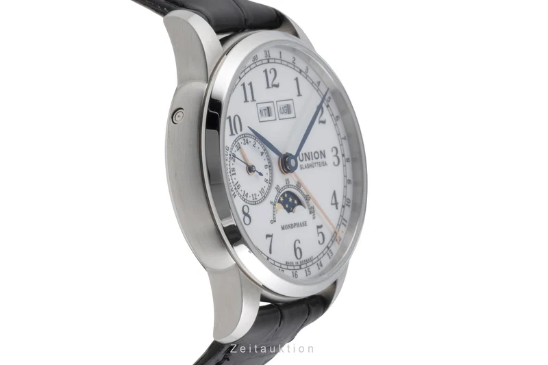Union Glashütte 1893 steel manual winding men's watch D007.458.16.017.00 LP: 3100EUR [2504554]