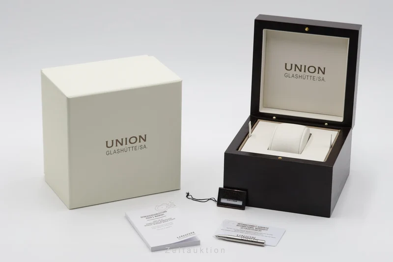 Union Glashütte 1893 steel manual winding men's watch D007.458.16.017.00 LP: 3100EUR [2504554]