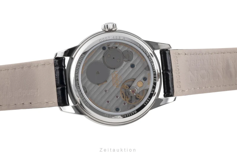 Union Glashütte 1893 steel manual winding men's watch D007.458.16.017.00 LP: 3100EUR [2504554]
