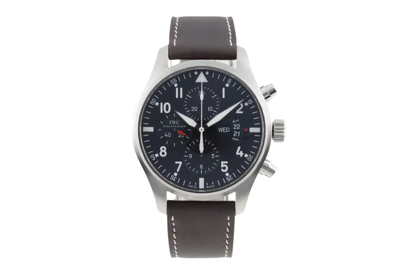 IWC Fliegerchronograph chronograph steel automatic men's watch IW377701 LP: 7300EUR [2502657]