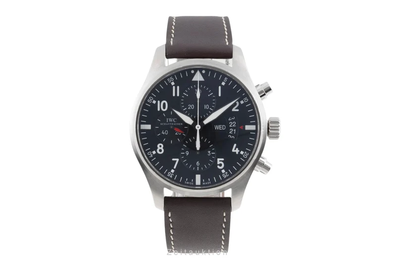 IWC Fliegerchronograph chronograph steel automatic men's watch IW377701 LP: 7300EUR [2502657]