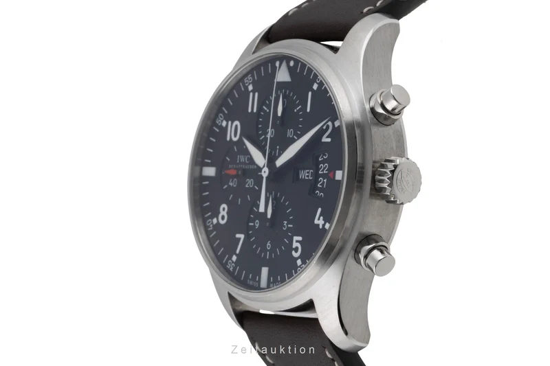 IWC Fliegerchronograph chronograph steel automatic men's watch IW377701 LP: 7300EUR [2502657]
