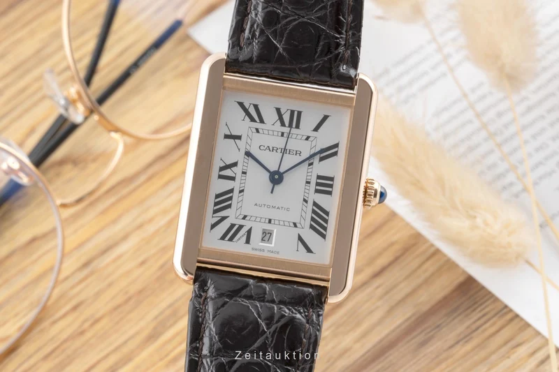 Cartier Tank steel / gold automatic men's watch W5200026 [2504595]