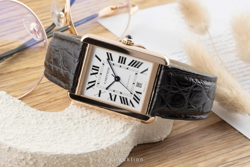 Cartier Tank steel / gold automatic men's watch W5200026 [2504595]