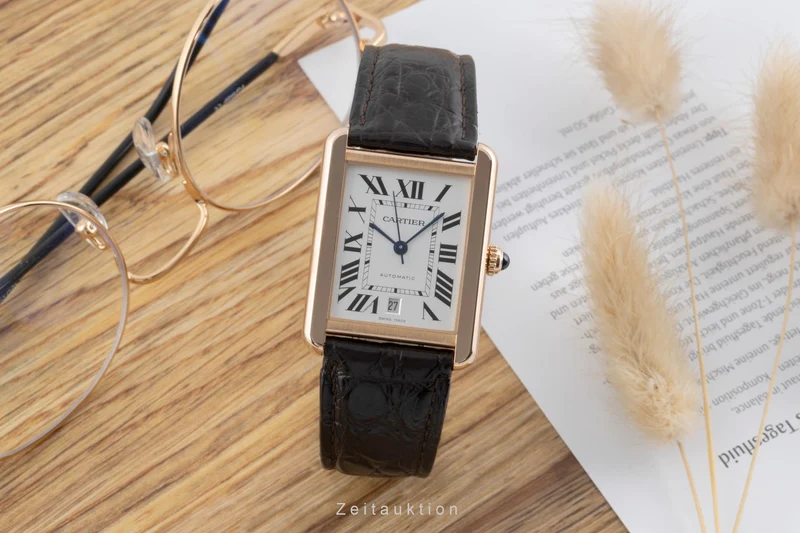 Cartier Tank steel / gold automatic men's watch W5200026 [2504595]