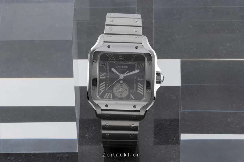 Cartier Santos steel automatic men's watch WSSA0076 LP: 10500EUR [2504723]