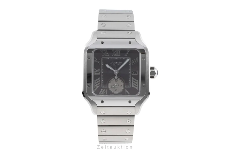 Cartier Santos steel automatic men's watch WSSA0076 LP: 10500EUR [2504723]