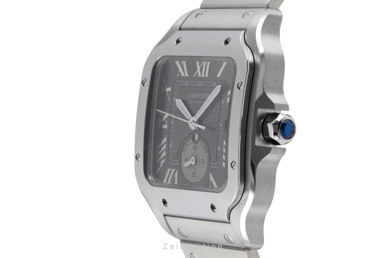 Cartier Santos steel automatic men's watch WSSA0076 LP: 10500EUR [2504723]