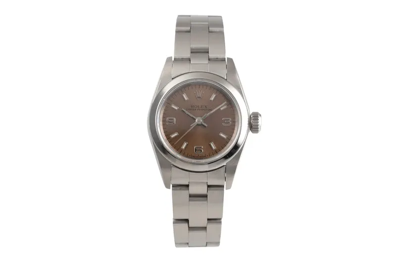 Rolex Oyster Perpetual steel automatic women's watch 67180 [2503693]