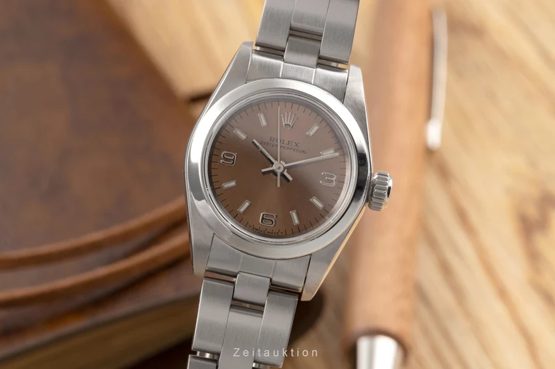 Rolex Oyster Perpetual steel automatic women's watch 67180 [2503693]