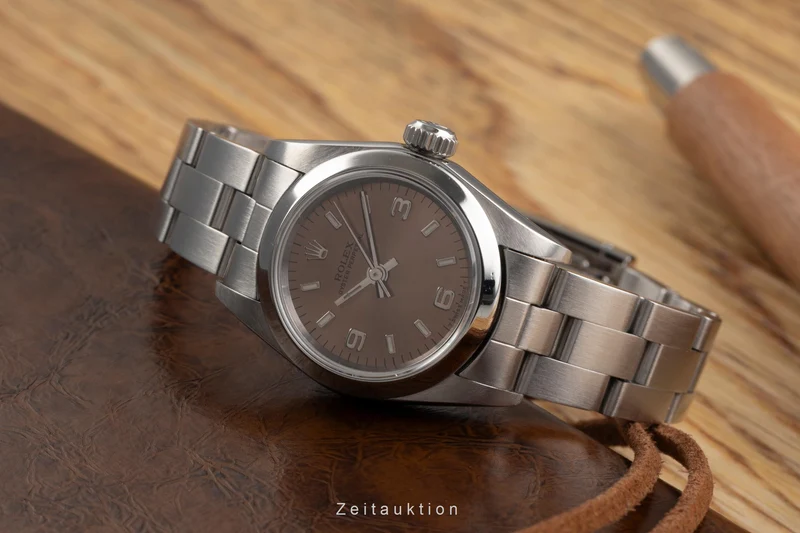 Rolex Oyster Perpetual steel automatic women's watch 67180 [2503693]
