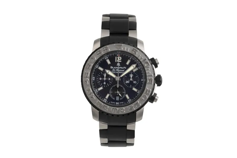 Blancpain Air Command chronograph steel automatic men's watch 2285 F [2503764]