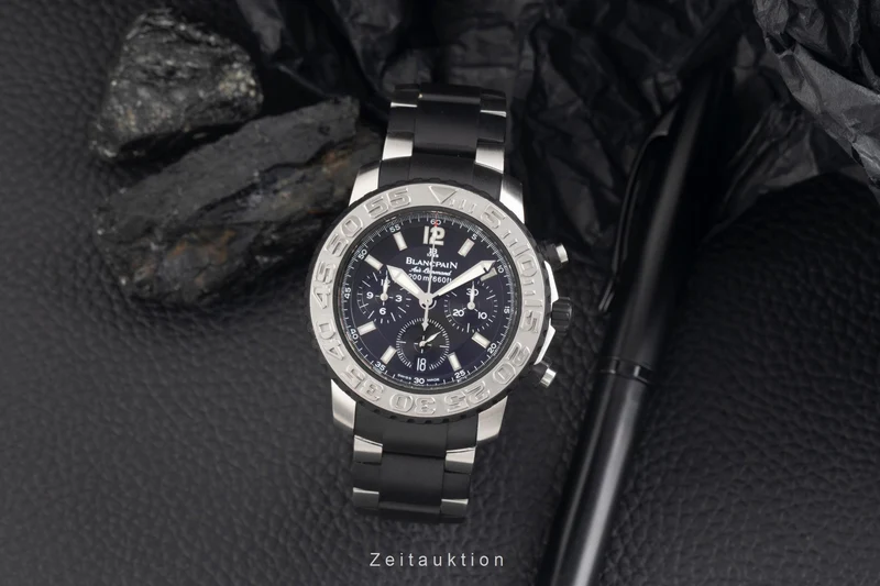 Blancpain Air Command chronograph steel automatic men's watch 2285 F [2503764]