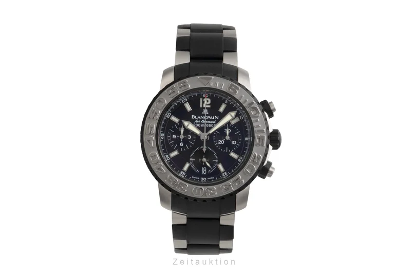 Blancpain Air Command chronograph steel automatic men's watch 2285 F [2503764]