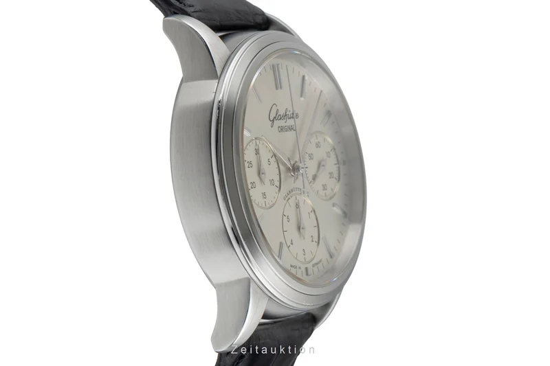 Glashütte Senator chronograph steel automatic men's watch 39-31-11-13-04 [2502225]
