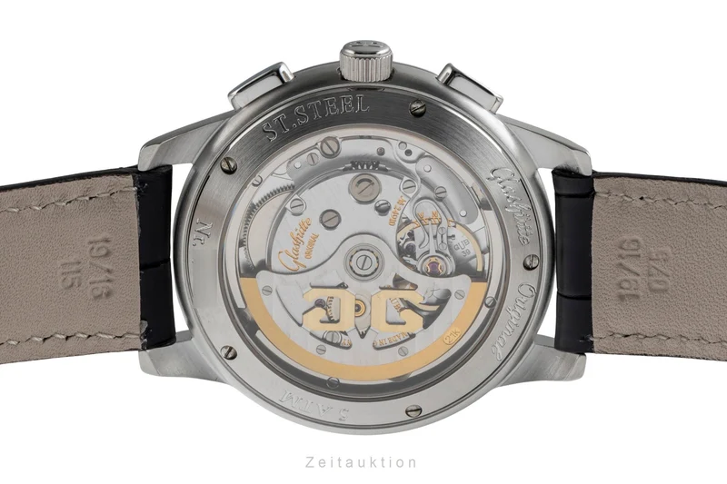 Glashütte Senator chronograph steel automatic men's watch 39-31-11-13-04 [2502225]