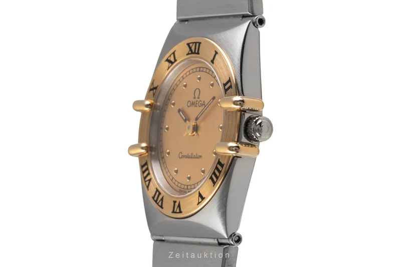 Omega Constellation steel / gold quartz men's watch 795.1076 Vintage [2504122]