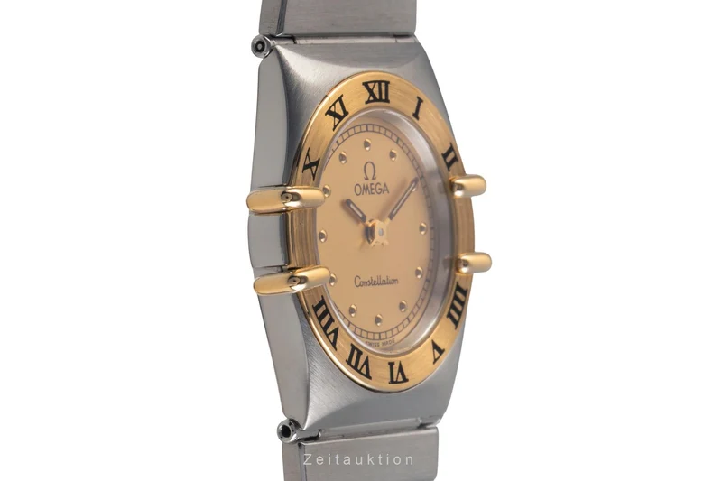 Omega Constellation steel / gold quartz men's watch 795.1076 Vintage [2504122]
