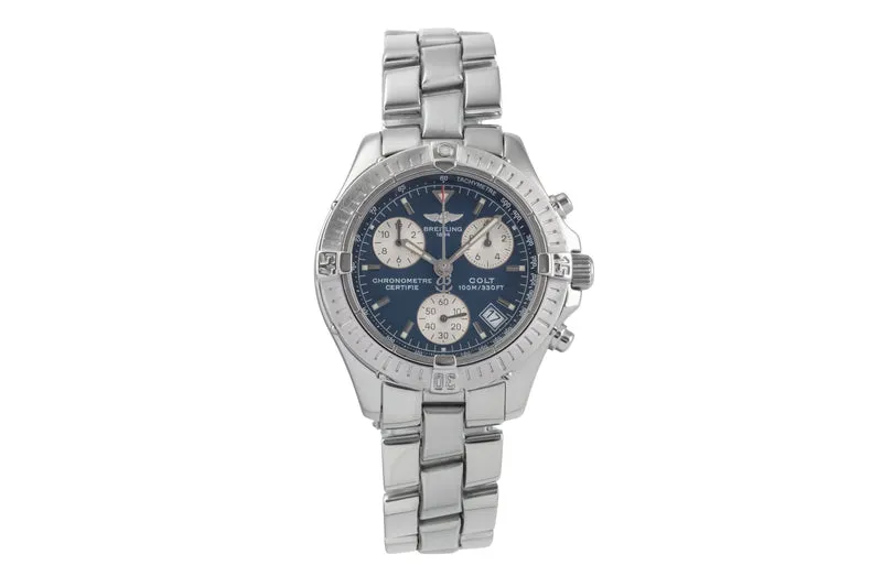 Breitling Colt Chronograph chronograph steel quartz men's watch A73350-021 [2504303]