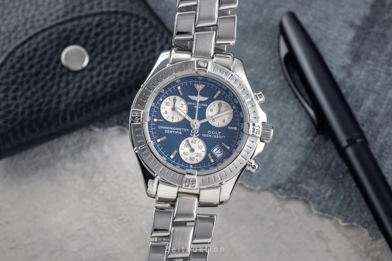 Breitling Colt Chronograph chronograph steel quartz men's watch A73350-021 [2504303]