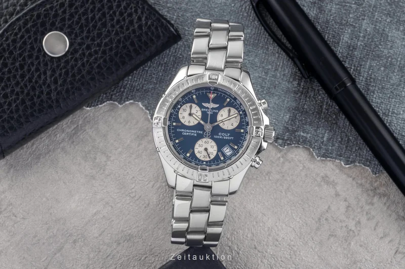 Breitling Colt Chronograph chronograph steel quartz men's watch A73350-021 [2504303]