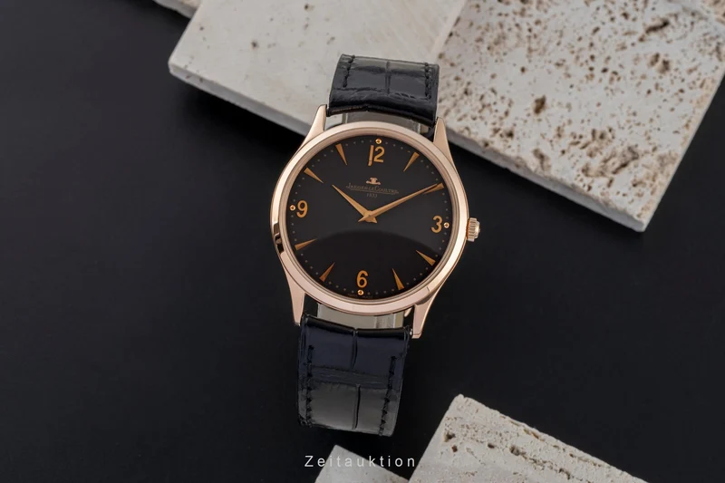 Jaeger LeCoultre Master Ultra Thin 18 ct red gold manual winding men's watch Q1342550 172.2.79.S Limited [2504535]