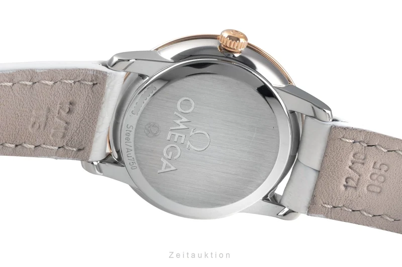 Omega De Ville steel / gold quartz women's watch 424.20.24.60.05.002 LP: 5500EUR [2503631]