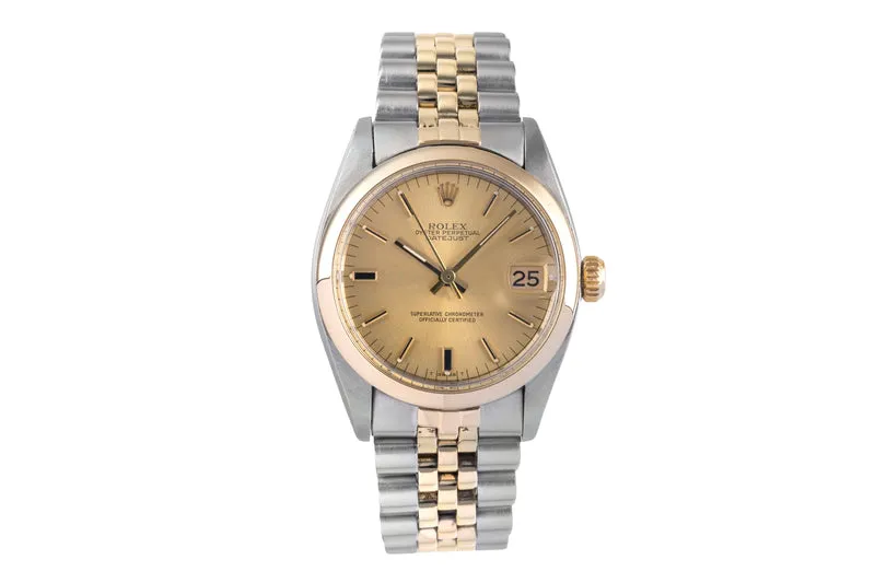 Rolex Datejust steel / gold automatic men's watch 6824 [2503561]