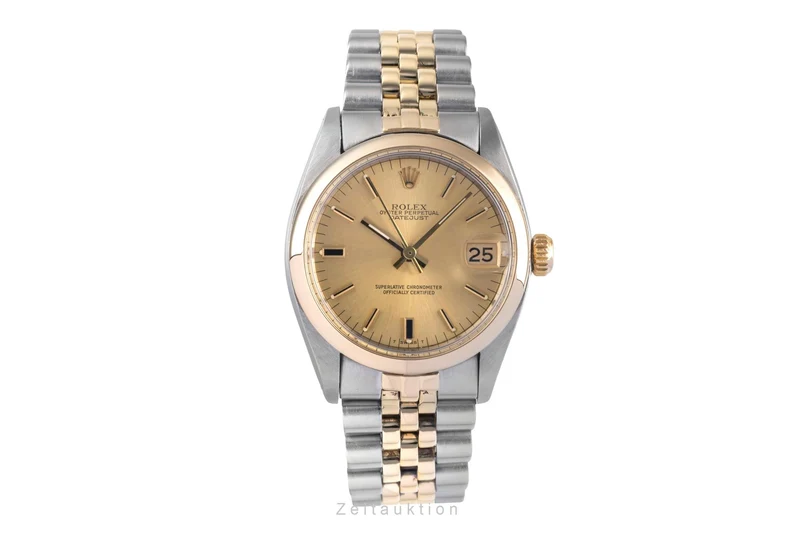 Rolex Datejust steel / gold automatic men's watch 6824 [2503561]