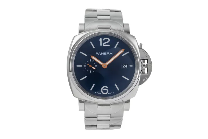 Panerai Luminor steel automatic men's watch PAM01124 LP: 8200EUR [2504592]