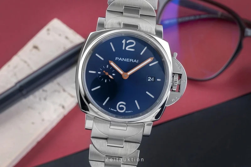 Panerai Luminor steel automatic men's watch PAM01124 LP: 8200EUR [2504592]