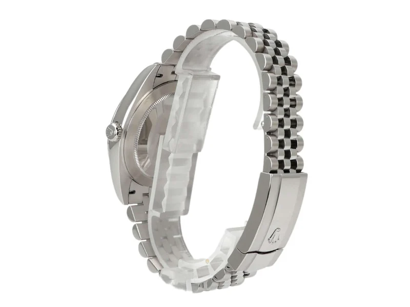 Rolex Datejust 41 Edelstahl 126300 Rhodium Römisch Jubile-Band