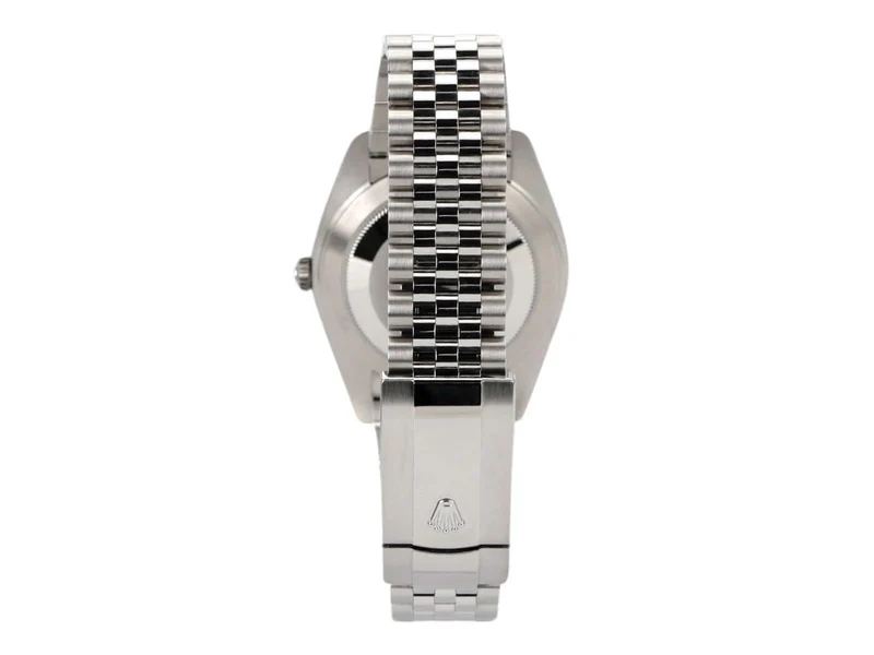 Rolex Datejust 41 Edelstahl 126300 Rhodium Römisch Jubile-Band