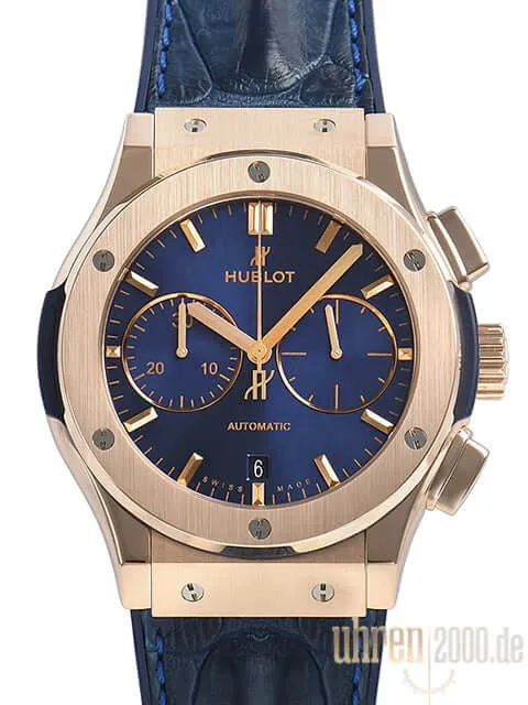 Hublot Classic Fusion Chronograph Blue King Gold 521.OX.7180.LR