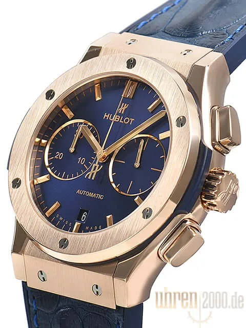 Hublot Classic Fusion Chronograph Blue King Gold 521.OX.7180.LR