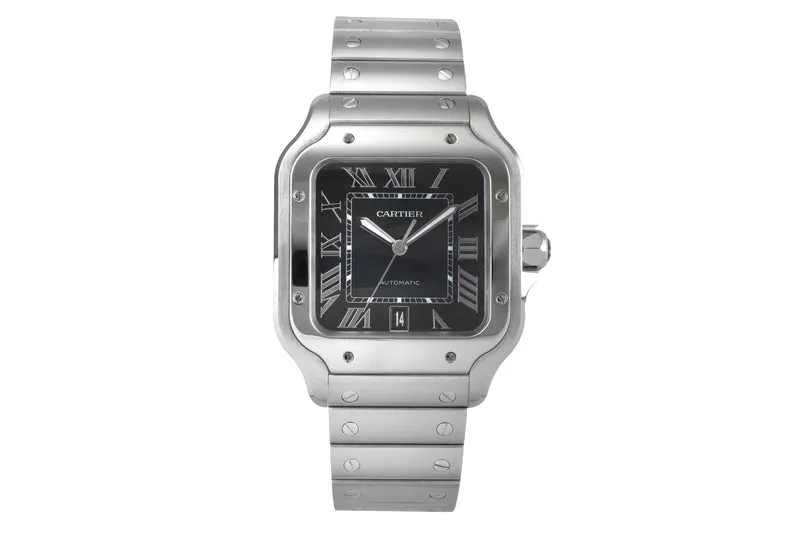 Cartier Santos steel automatic men's watch WSSA0062 LP: 8850EUR [2504230]
