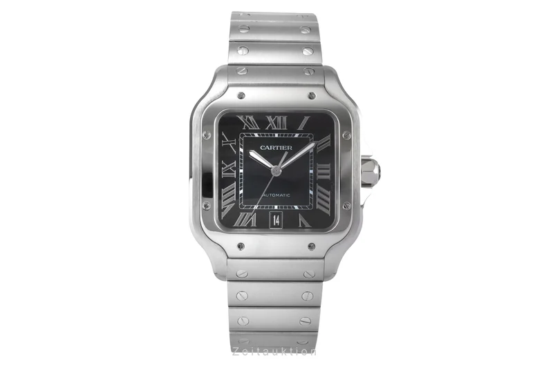 Cartier Santos steel automatic men's watch WSSA0062 LP: 8850EUR [2504230]