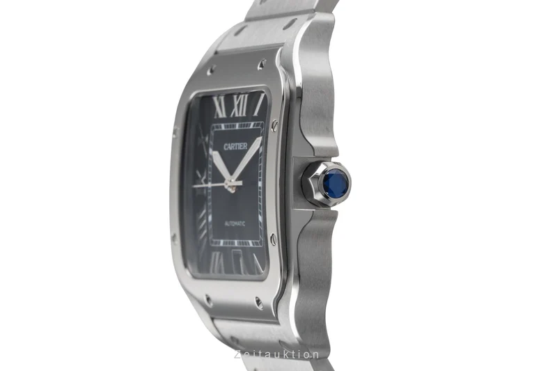 Cartier Santos steel automatic men's watch WSSA0062 LP: 8850EUR [2504230]