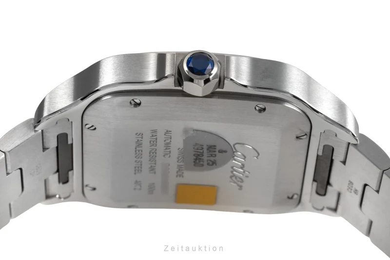 Cartier Santos steel automatic men's watch WSSA0062 LP: 8850EUR [2504230]