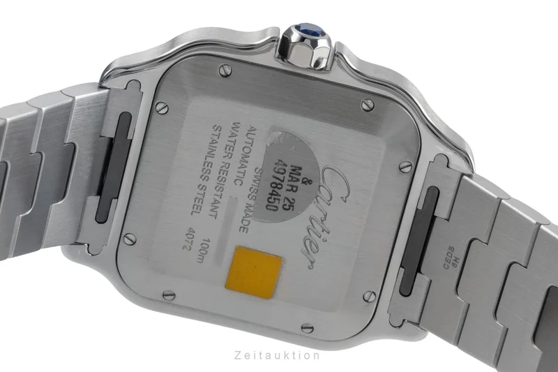Cartier Santos steel automatic men's watch WSSA0062 LP: 8850EUR [2504230]