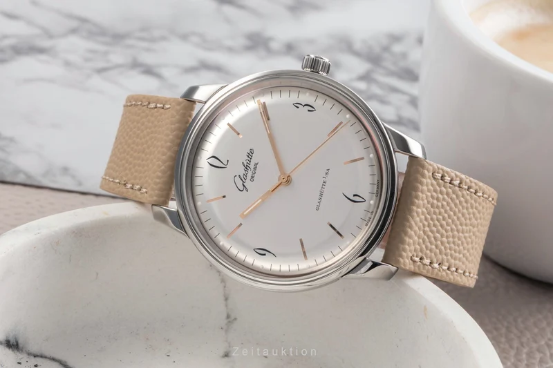 Glashütte Sixties steel automatic men's watch 1-39-52-01-02-04 [2503654]