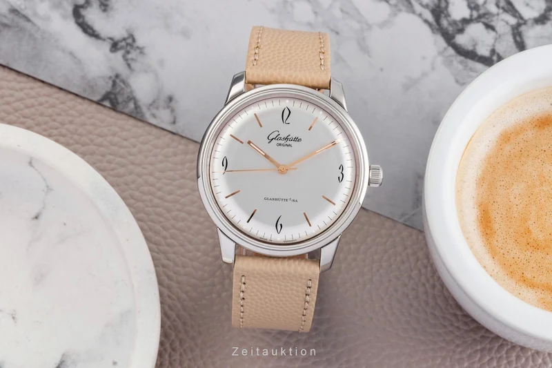 Glashütte Sixties steel automatic men's watch 1-39-52-01-02-04 [2503654]