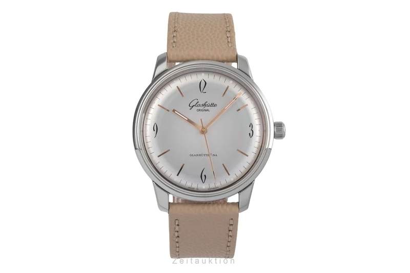 Glashütte Sixties steel automatic men's watch 1-39-52-01-02-04 [2503654]