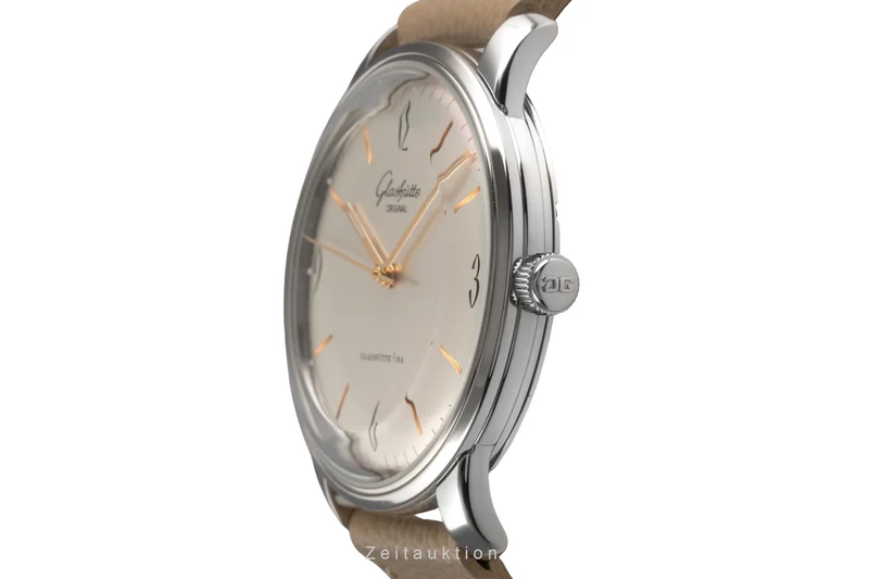 Glashütte Sixties steel automatic men's watch 1-39-52-01-02-04 [2503654]