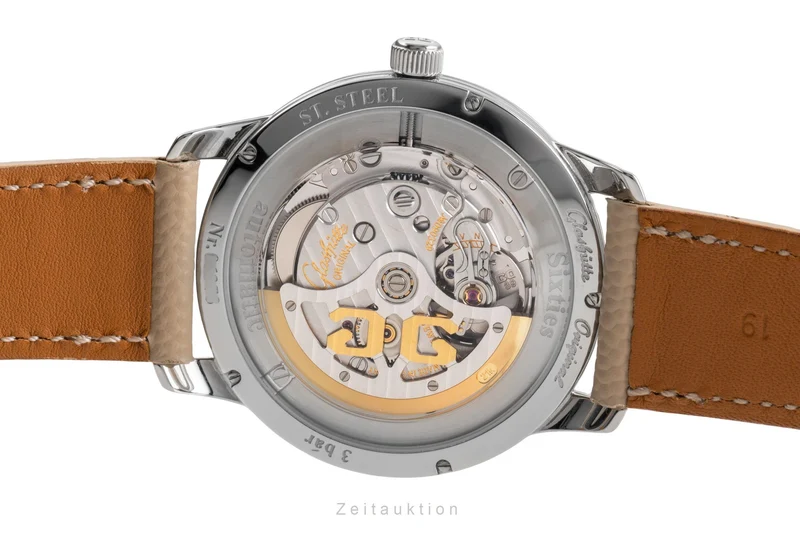 Glashütte Sixties steel automatic men's watch 1-39-52-01-02-04 [2503654]