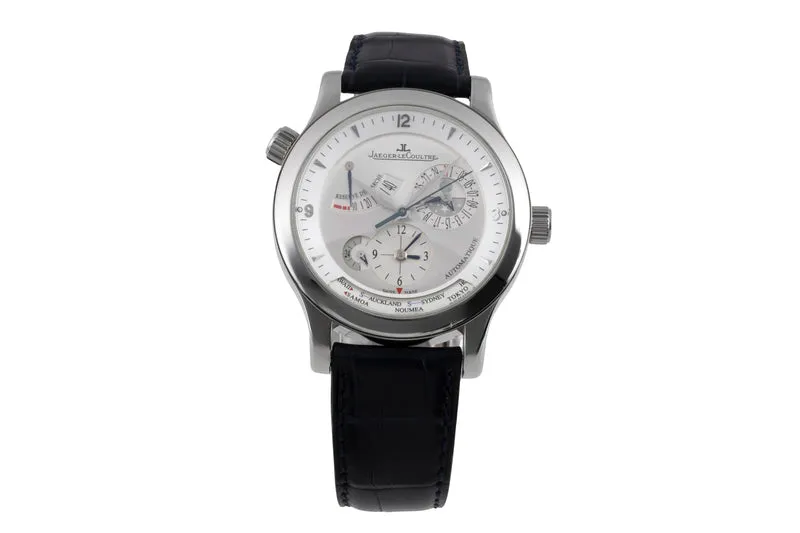 Jaeger LeCoultre Master Geographic steel automatic men's watch Q1508420 [2504343]